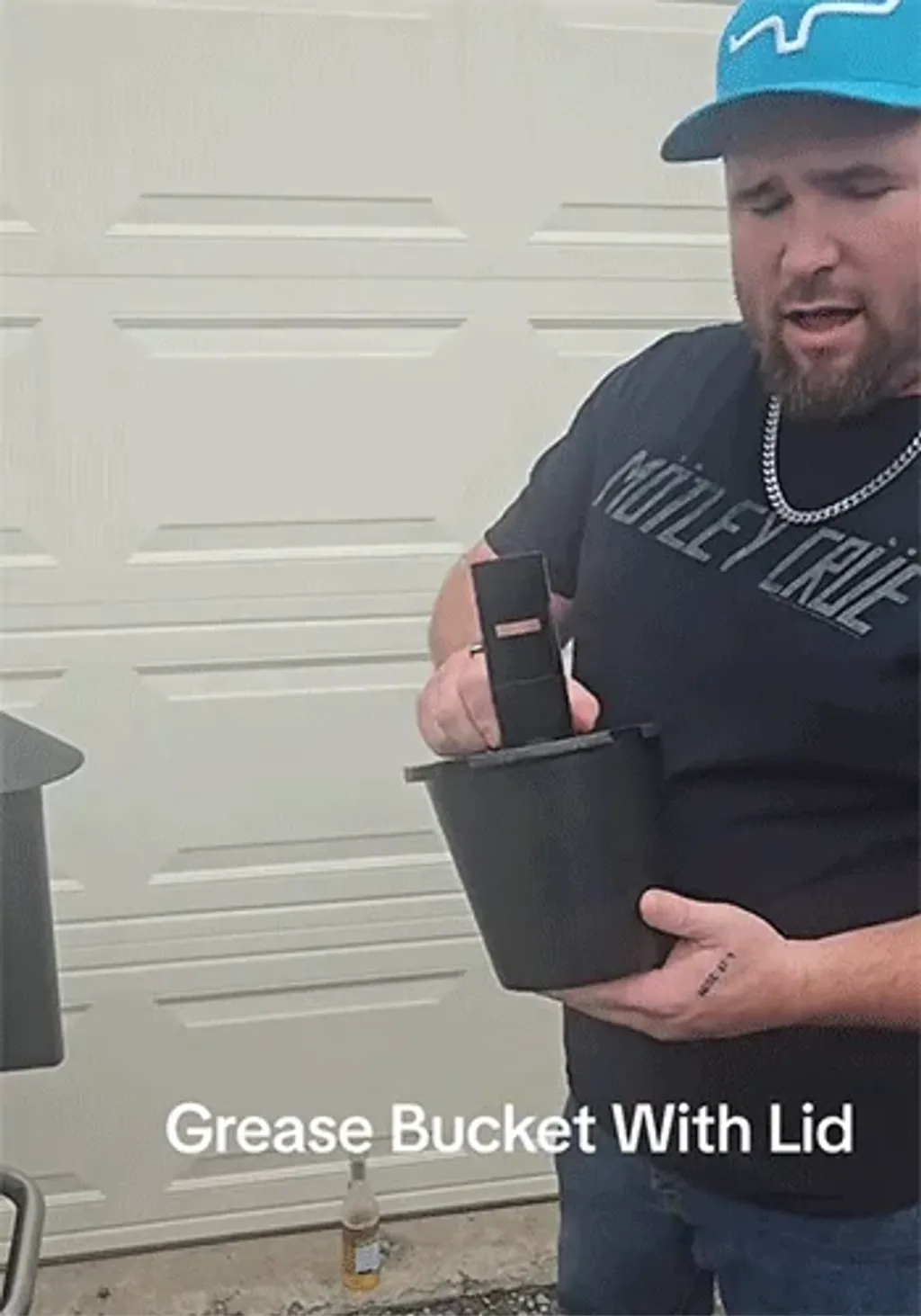 🔥LAST DAY SALE 49% OFF✨Grease Bucket with Lid & Silicone Liner